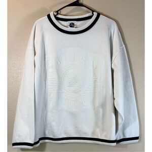 Vintage Universal Studios Crewneck White Sweatshirt Made in USA Unisex XL